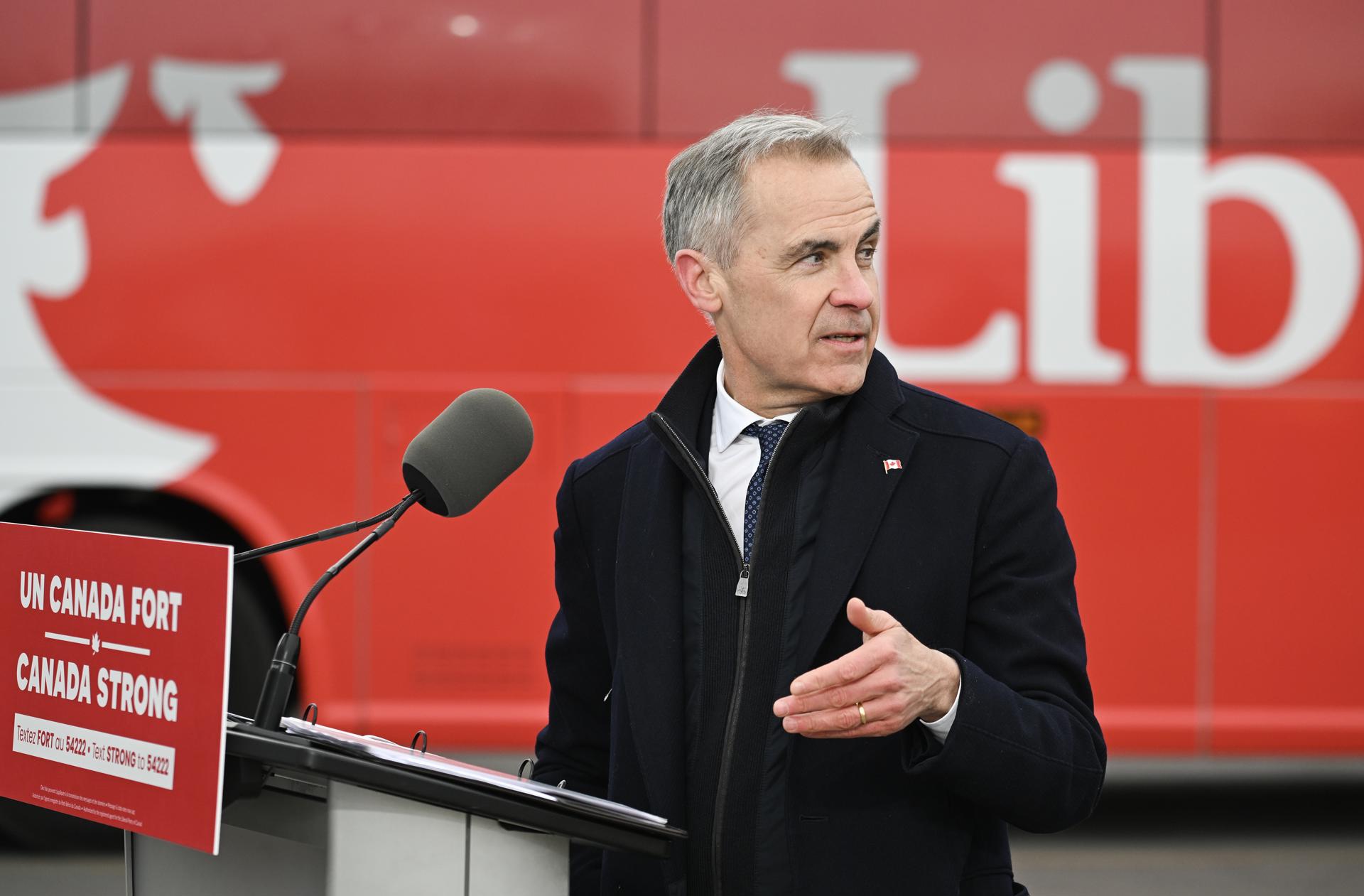 Fotografía de archivo del primer ministro de Canadá, Mark Carney. EFE/EPA/GRAHAM HUGHES
